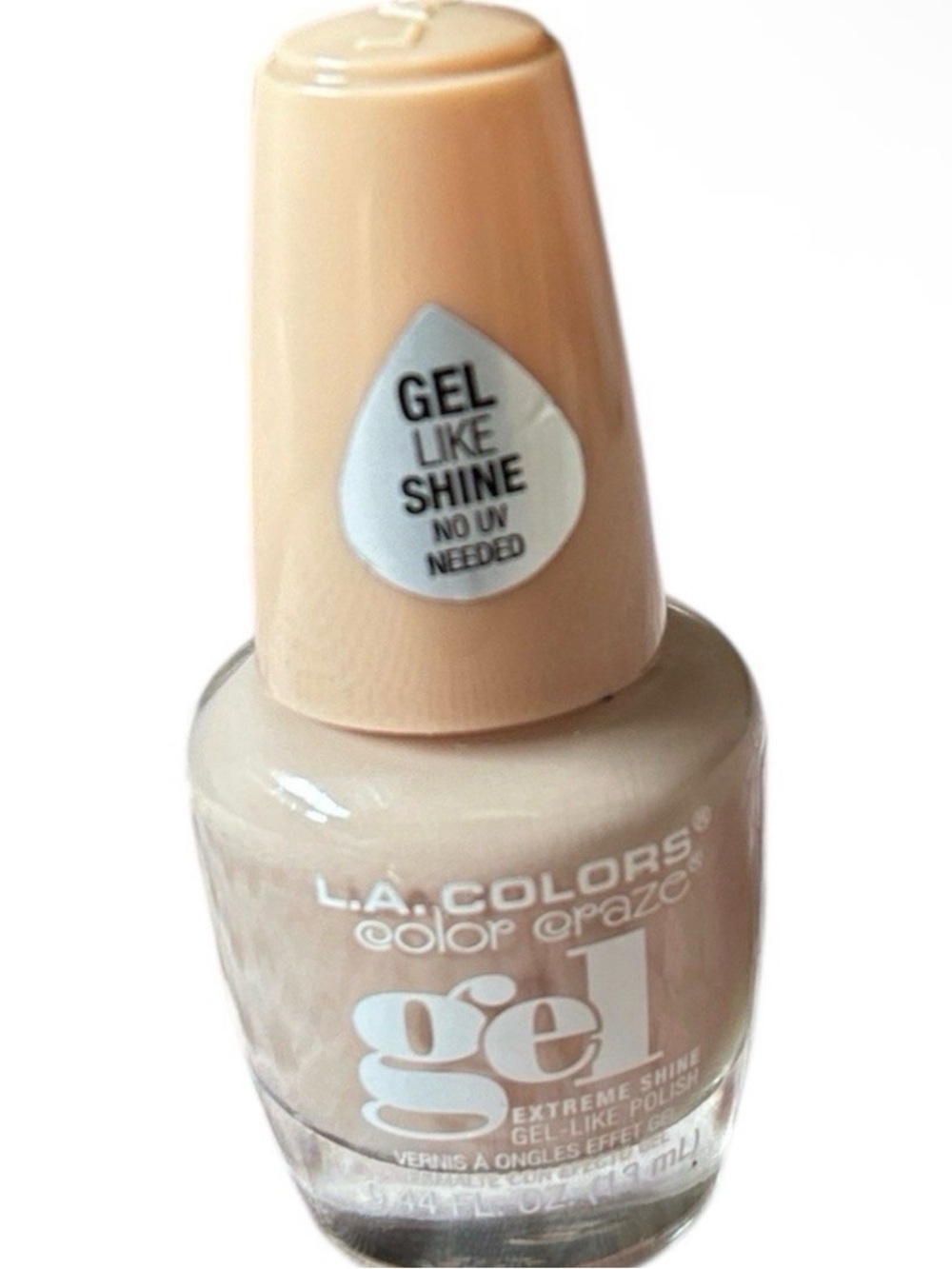 L.A. COLORS Color Craze Gel Nail Polish Extreme Shine CNL40 Tender